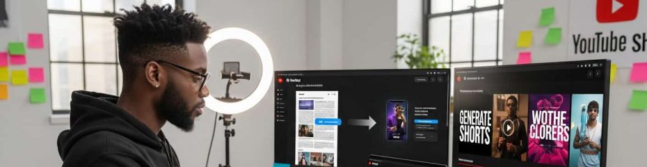 Turn Articles into YouTube Shorts Using AI in One Click
