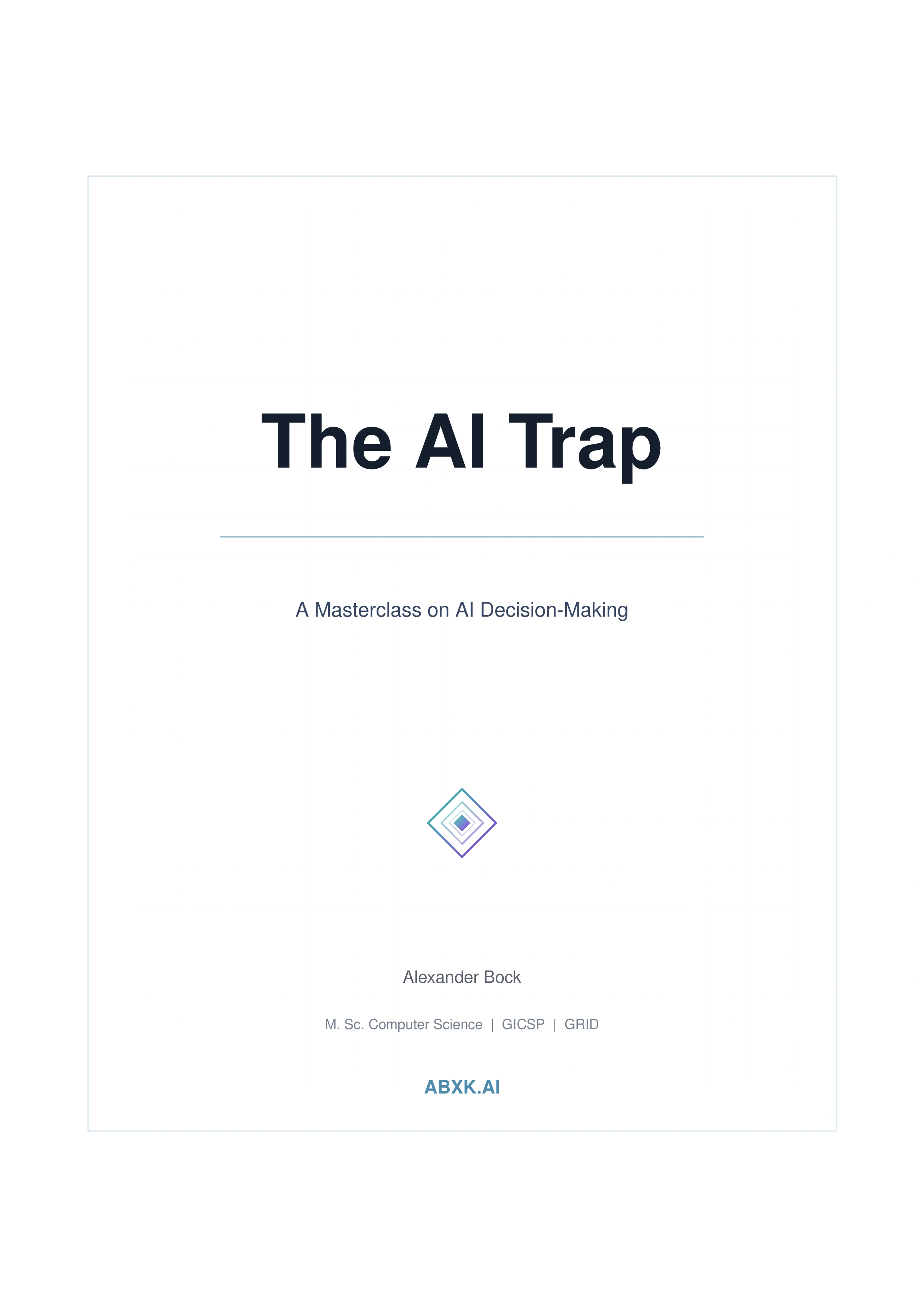 The AI Trap Cover