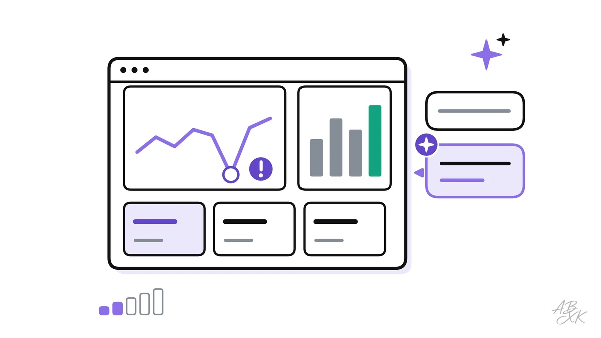 How AI helps with reports and dashboards: connect data sources, automate reports, ask questions in plain language, get alerts — and check every number.
