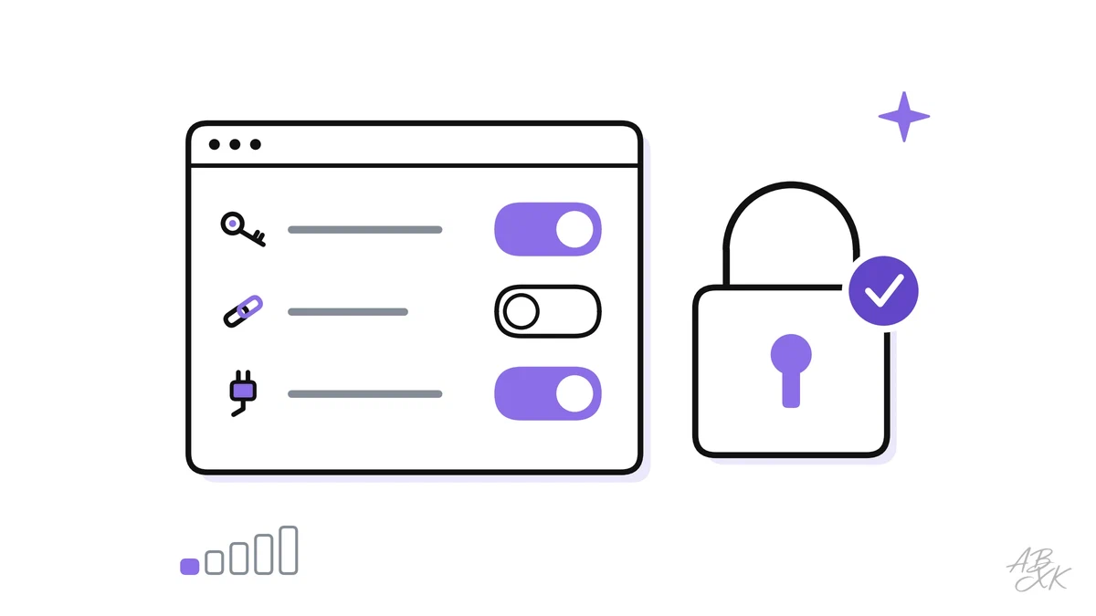 Eight checks for safer everyday AI use: accounts and two-factor login, privacy settings, checking answers, extensions, shared links, kids and connected apps.