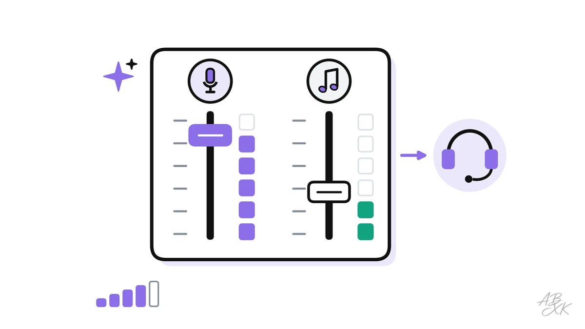 Make AI voiceovers and music for your content: stock, designed or cloned voices, consent, pronunciation, music prompts, licenses, mixing and labels.