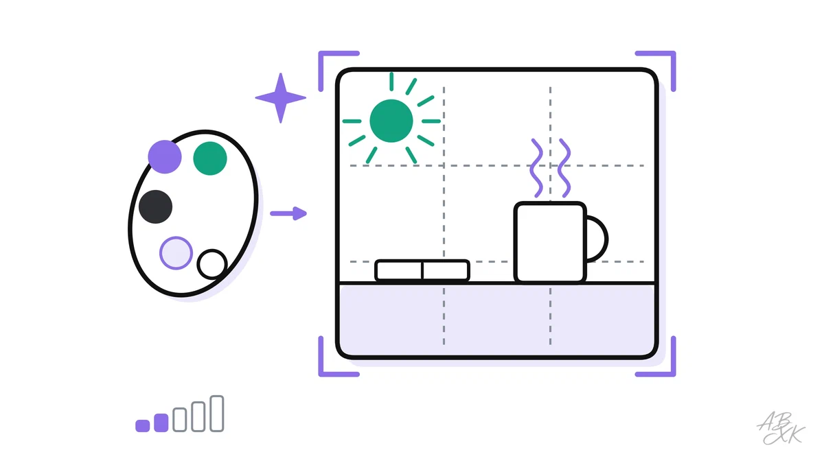 How to describe subject, style, composition, light and format in an image prompt, refine the result, fix typical errors and check rights before you publish.