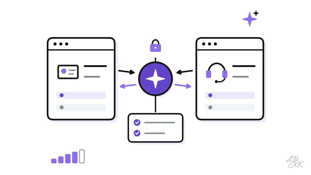 Connect AI to your CRM and help desk safely: data flows, sync, permissions, summaries, ticket triage, write-back with approval, audit trails and no duplicates.