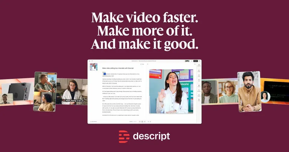 Descript — image from the vendor's website