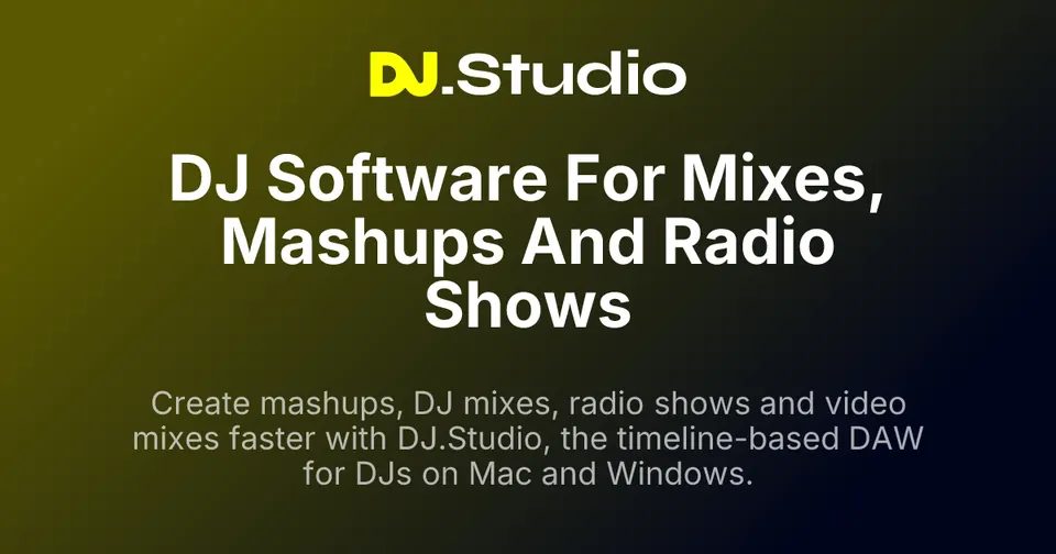 DJ.Studio — image from the vendor's website