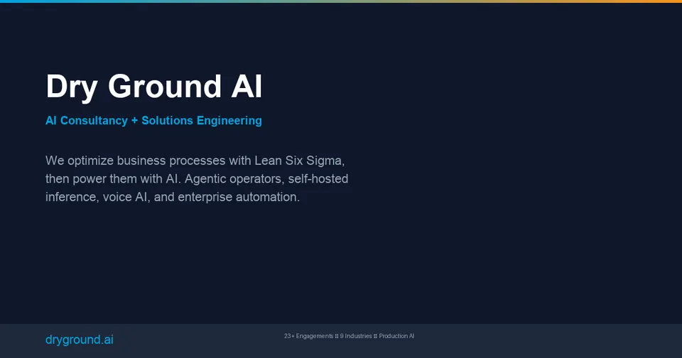 Dry Ground AI — image from the vendor's website