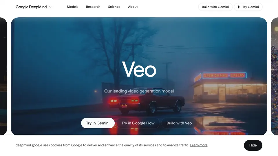 Google Veo — image from the vendor's website