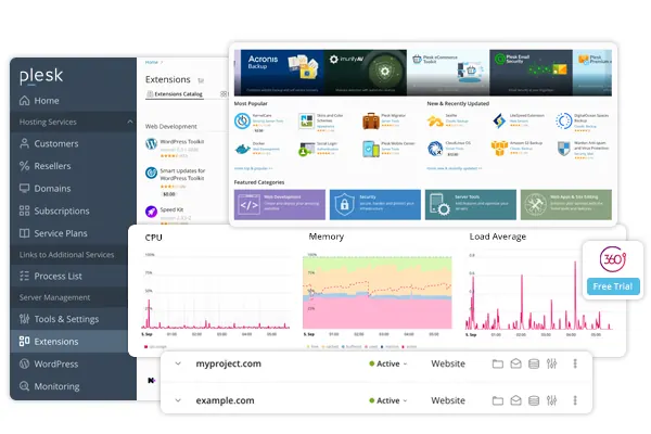 Plesk — image from the vendor's website