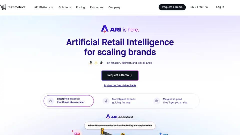 Teikametrics — image from the vendor's website